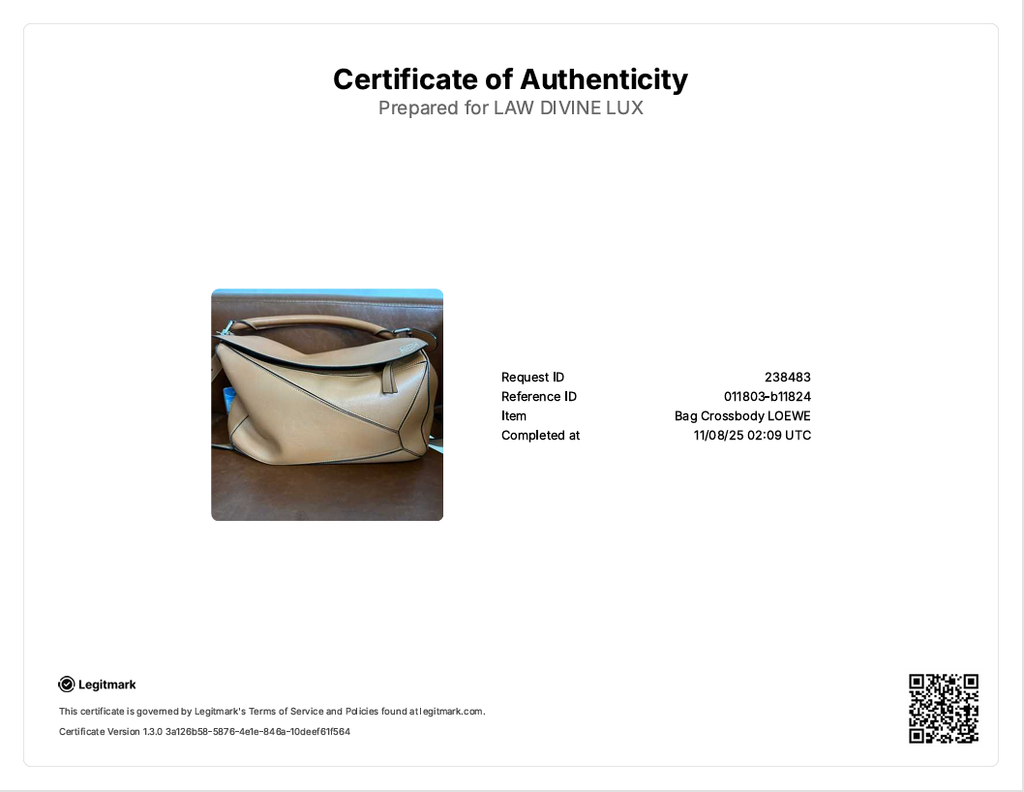 Puzzle Bag Leather Large