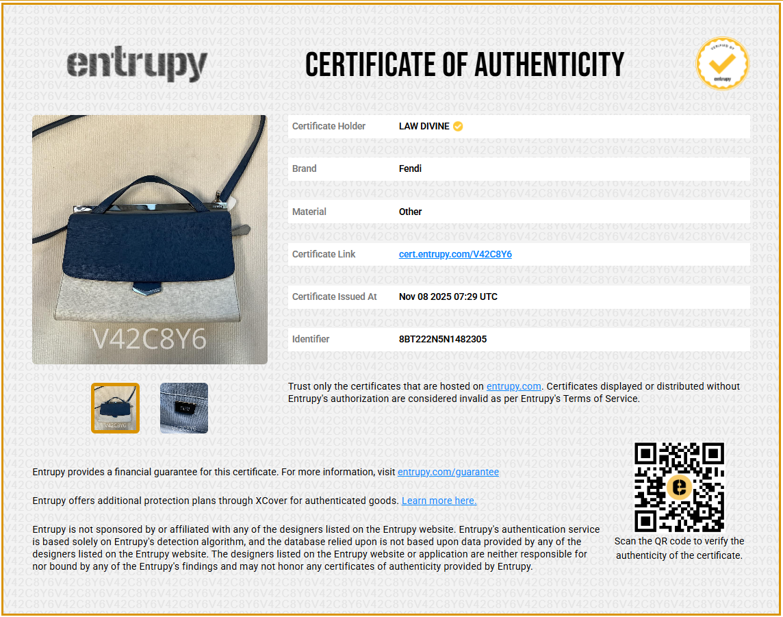 Cobalt/Milk Saffiano Leather Demi Jour Shoulder Bag