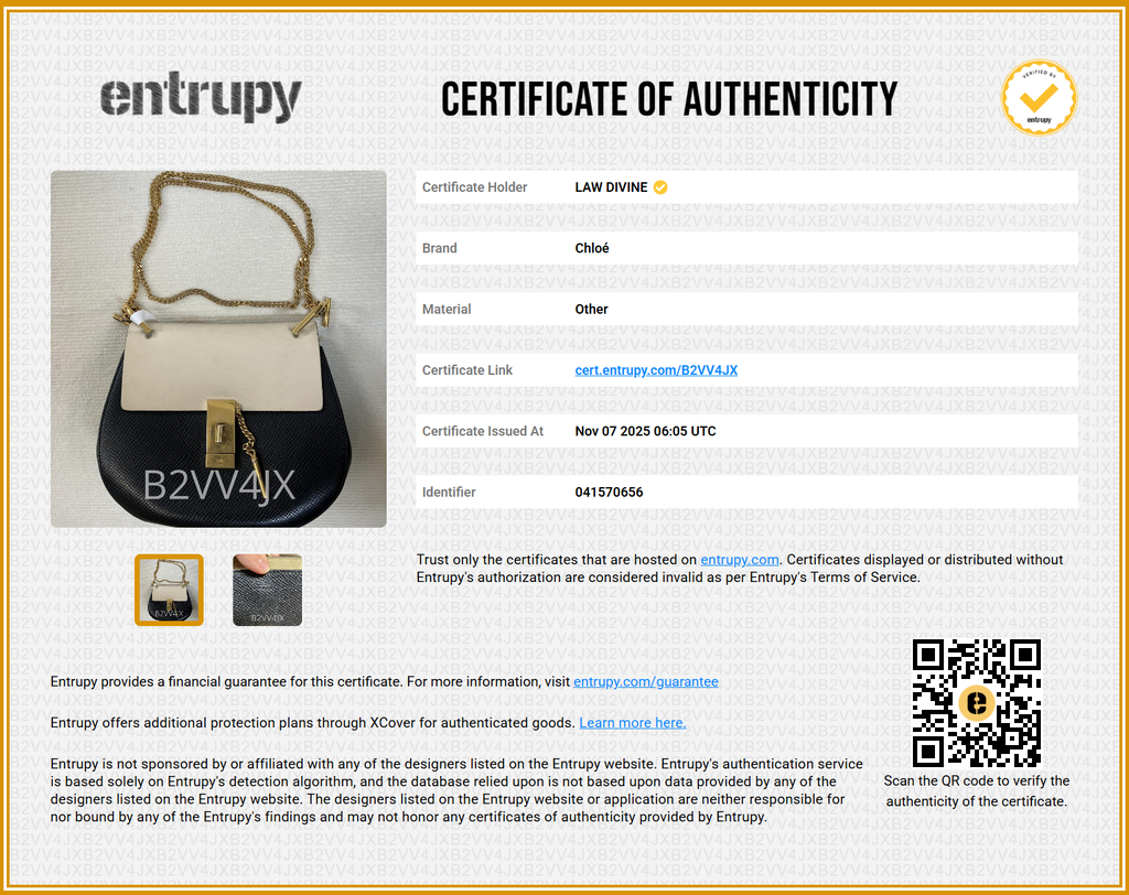 Black/Beige Leather Medium Drew Shoulder Bag