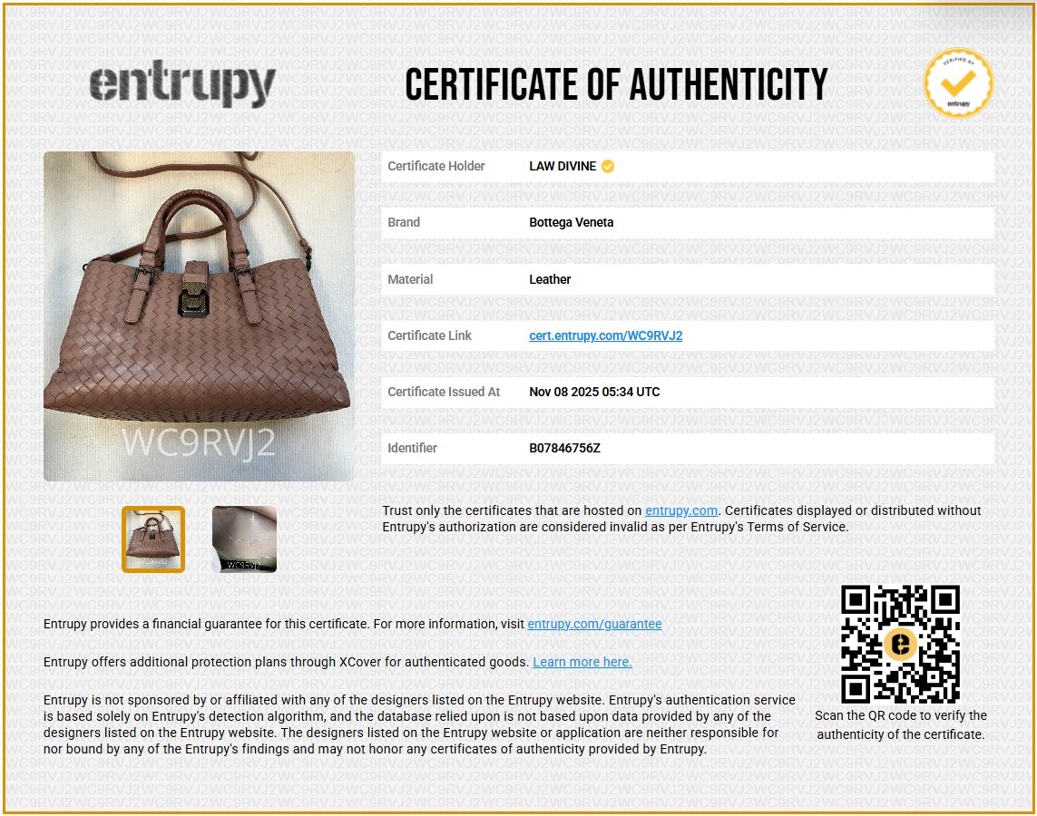 Dark Pink Intrecciato Woven Nappa Leather Roma Tote Bag