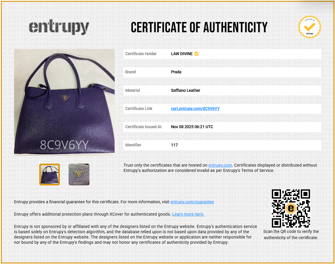 Cuir Double Tote Saffiano Leather Large