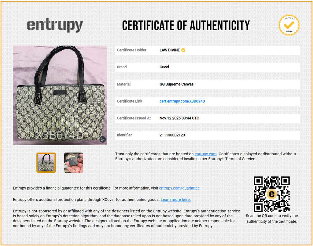 Plus Tote GG Coated Canvas Small