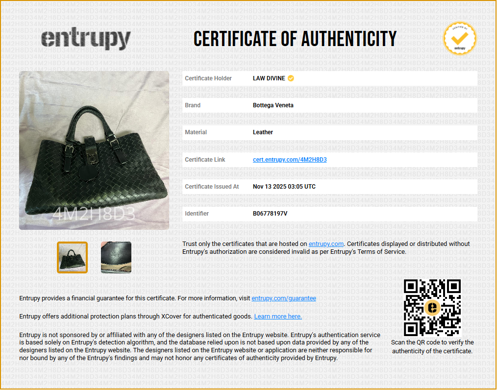 Light Calf Intrecciato Small Roma Black