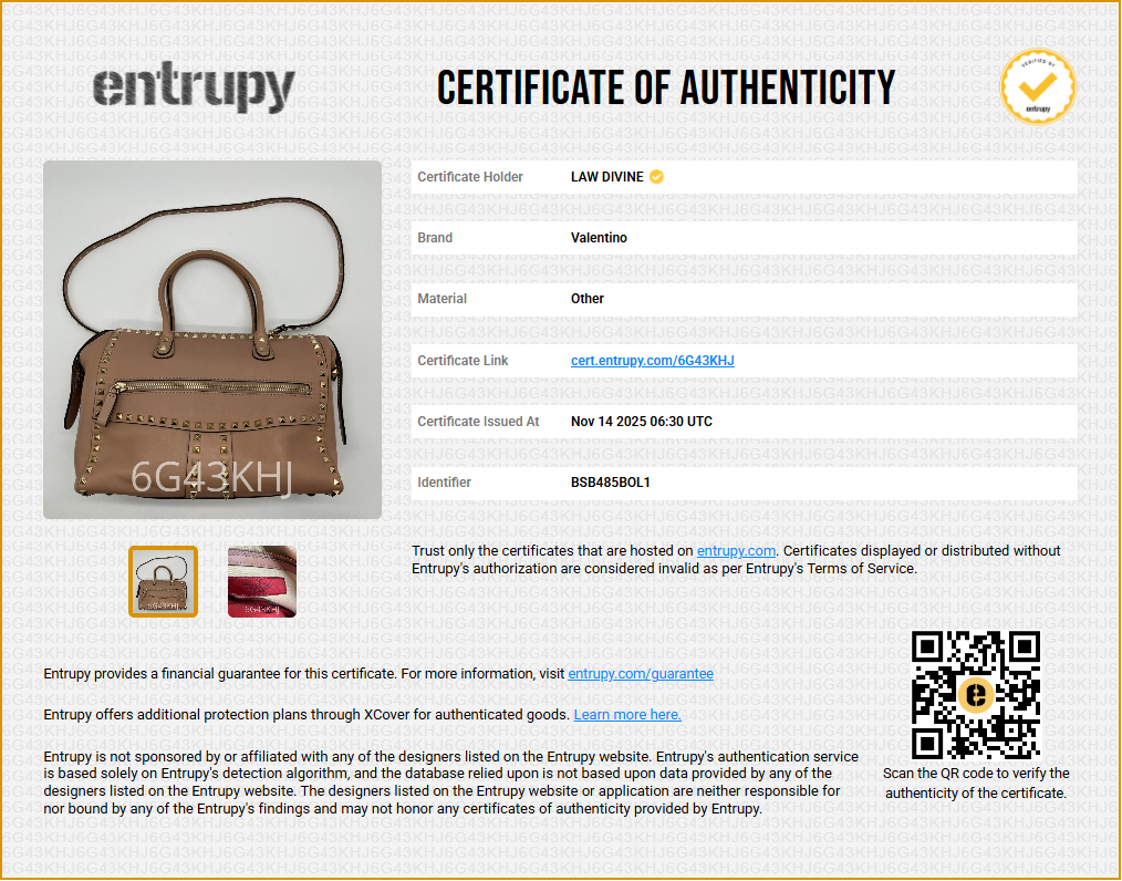 Leather Rockstud Duffle Bag Dusty Pink