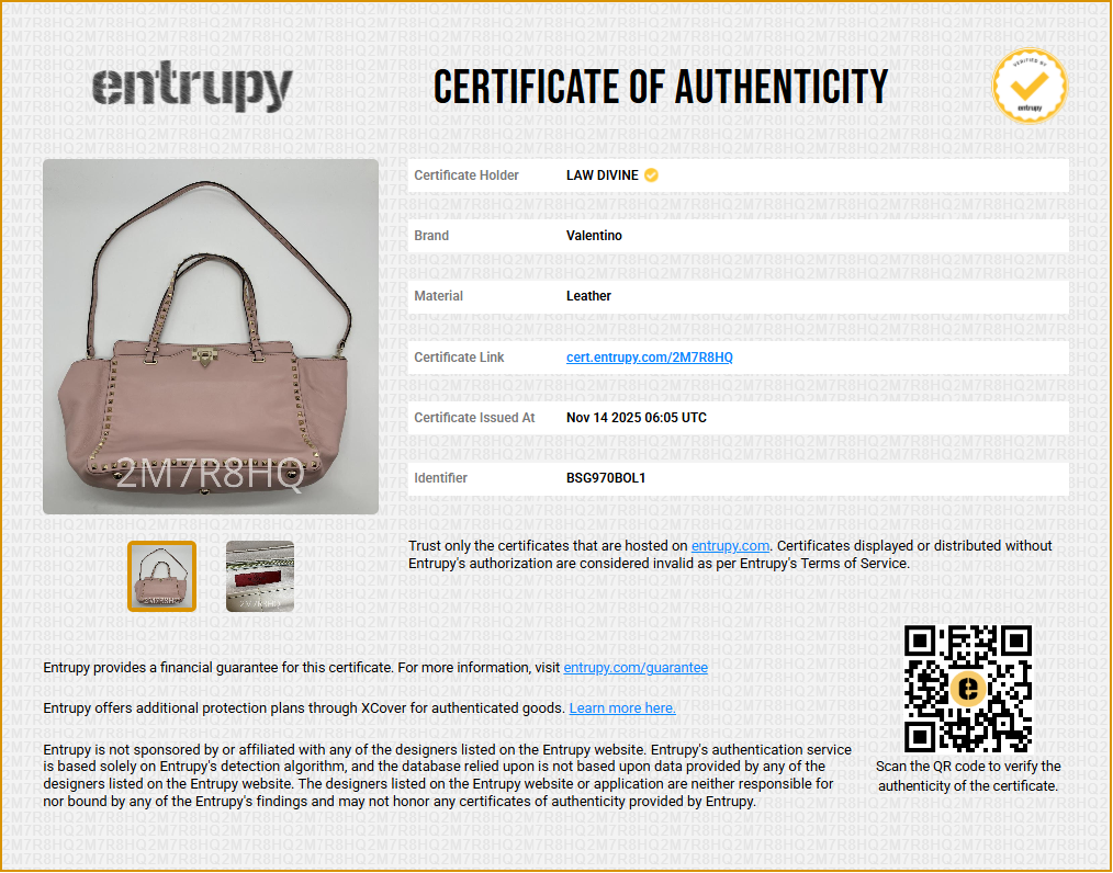 Vitello Medium Rockstud Tote Poudre