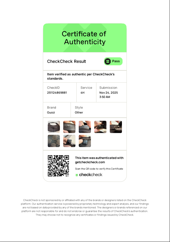 Brown GG Reins Canvas Hobo Bag Dark brown