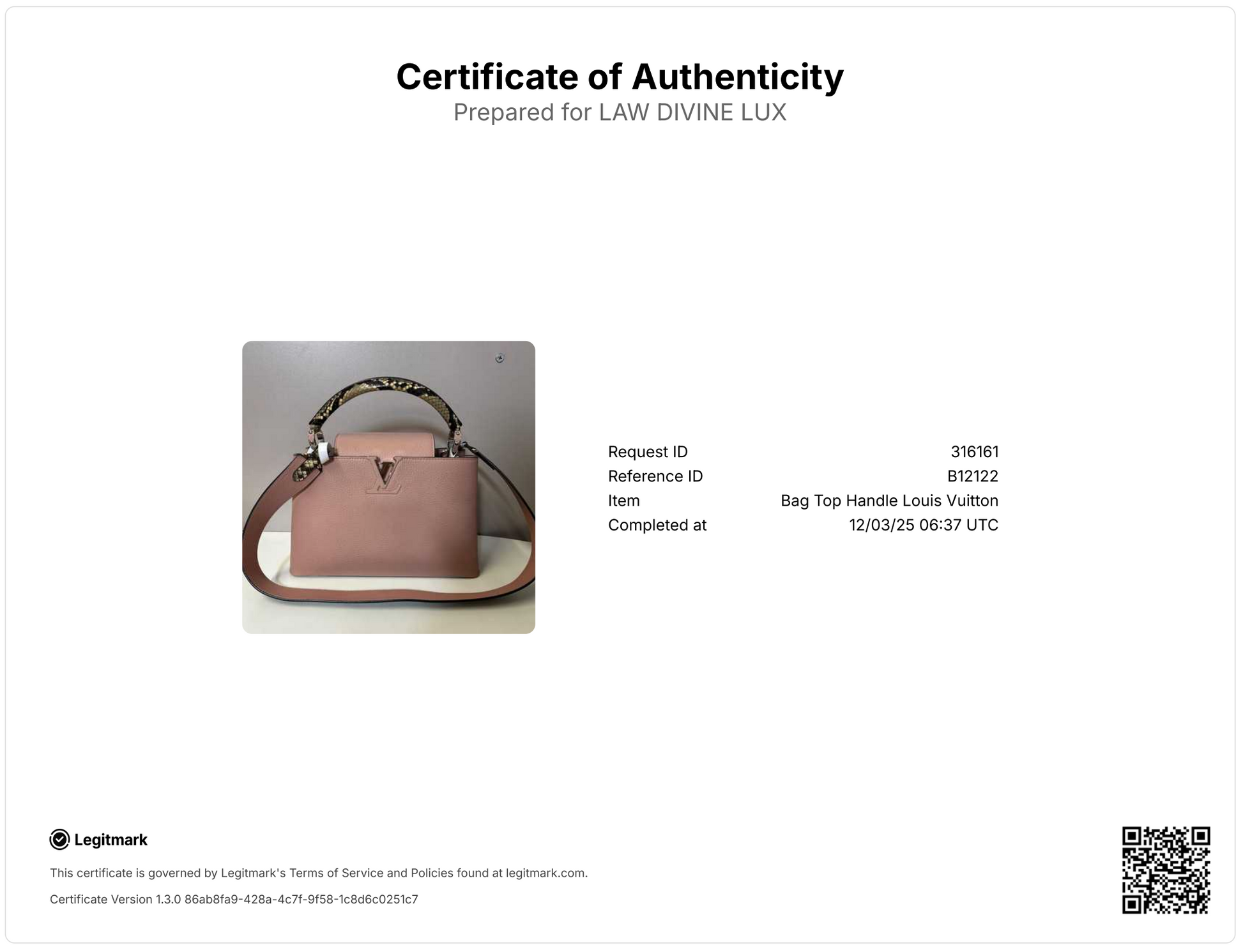 Capucines BB handbag in pink Taurillon leather with a python handle