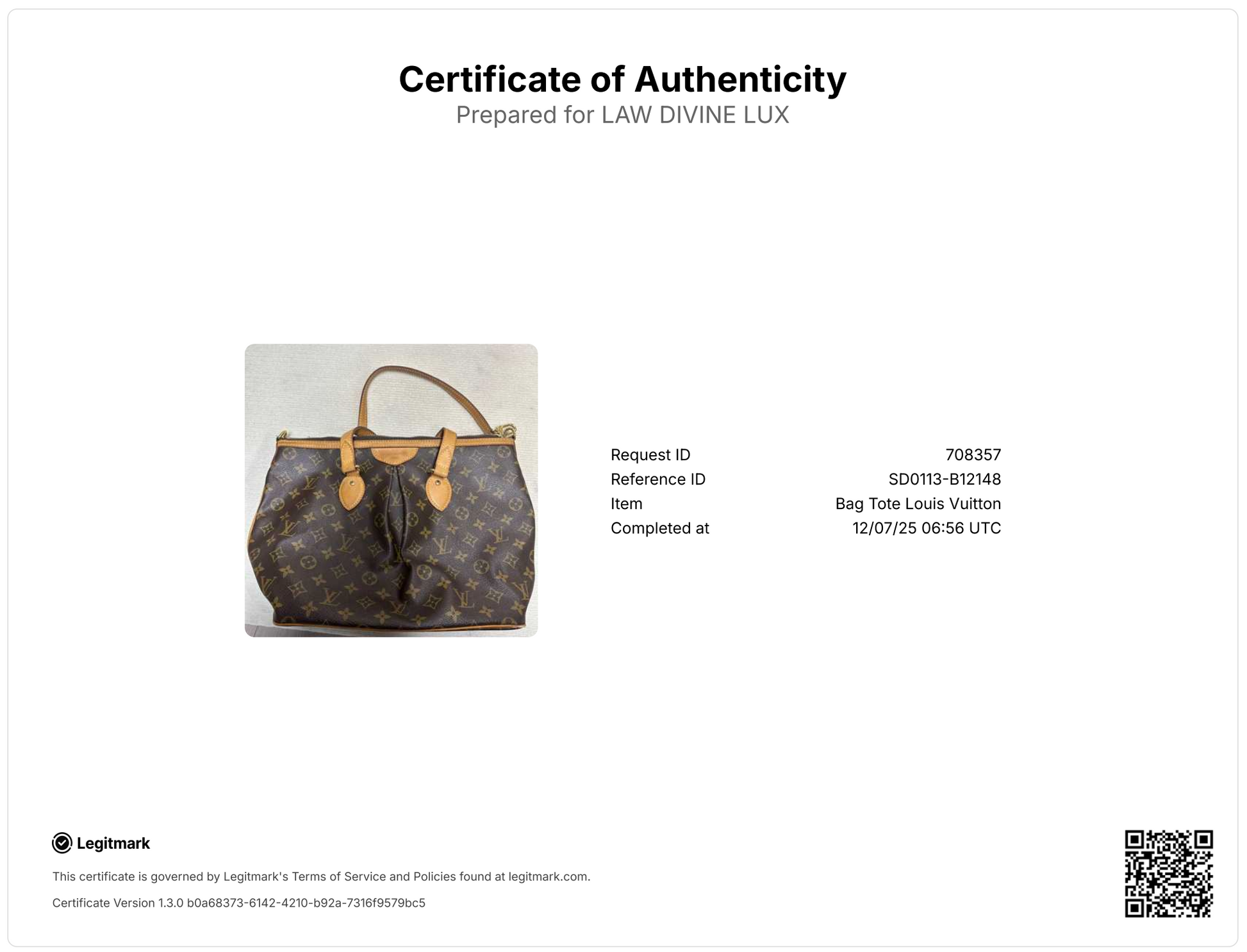 Palermo Handbag Monogram Canvas