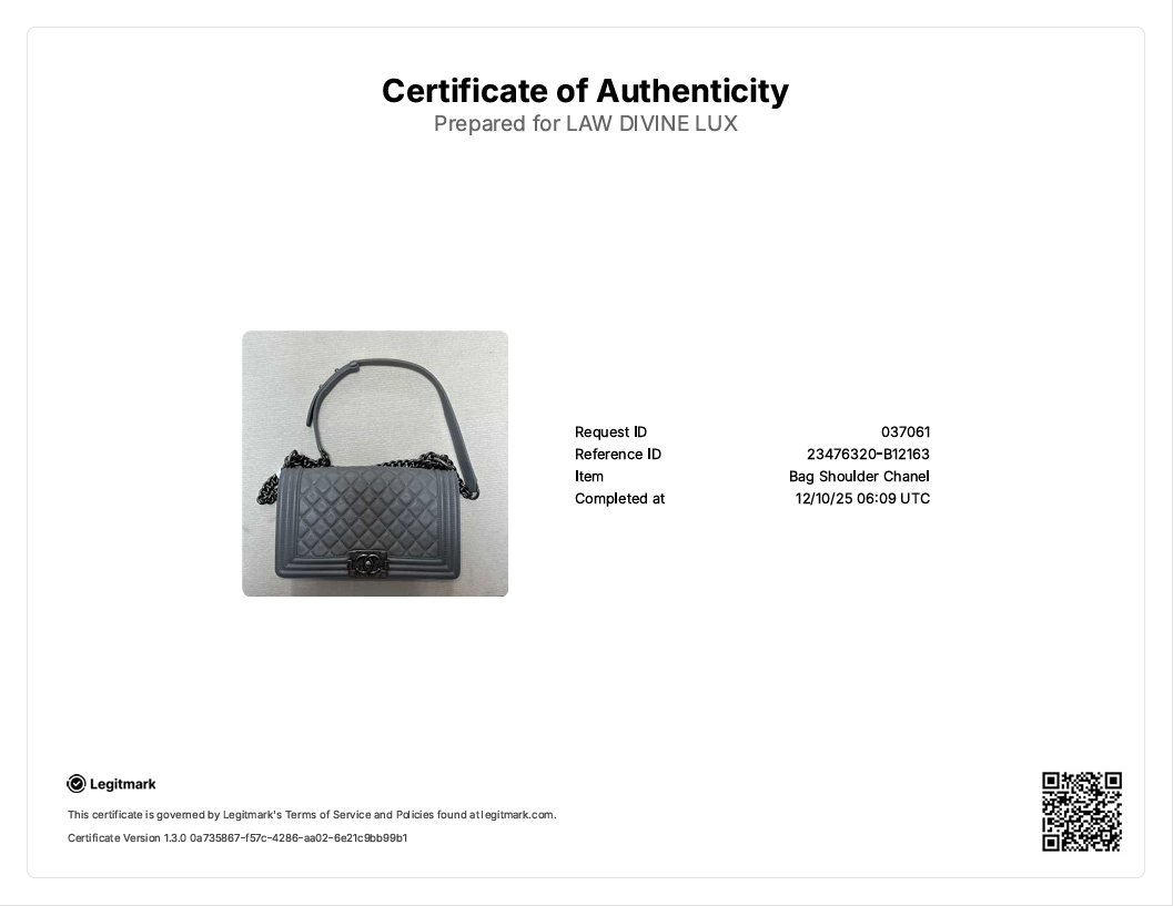 Boy Flap Bag Quilted Calfskin Old Medium