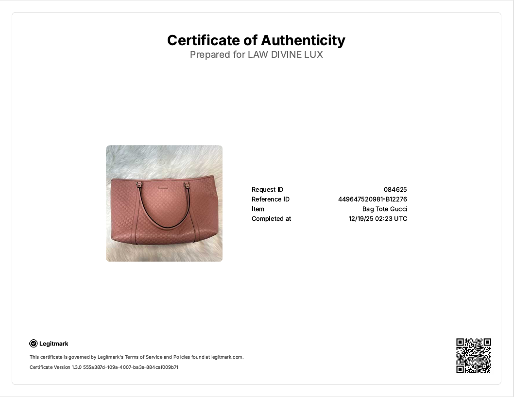 Joy Tote Microguccissima Leather Medium