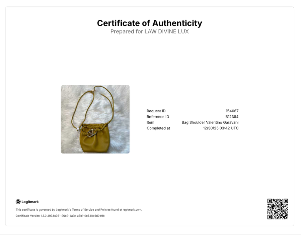 mini VLogo Pouf bucket bag B12384