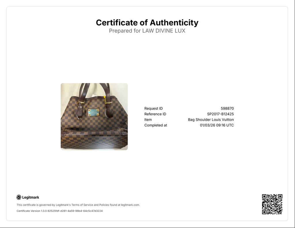Damier Canvas Hampstead MM Bag B12425