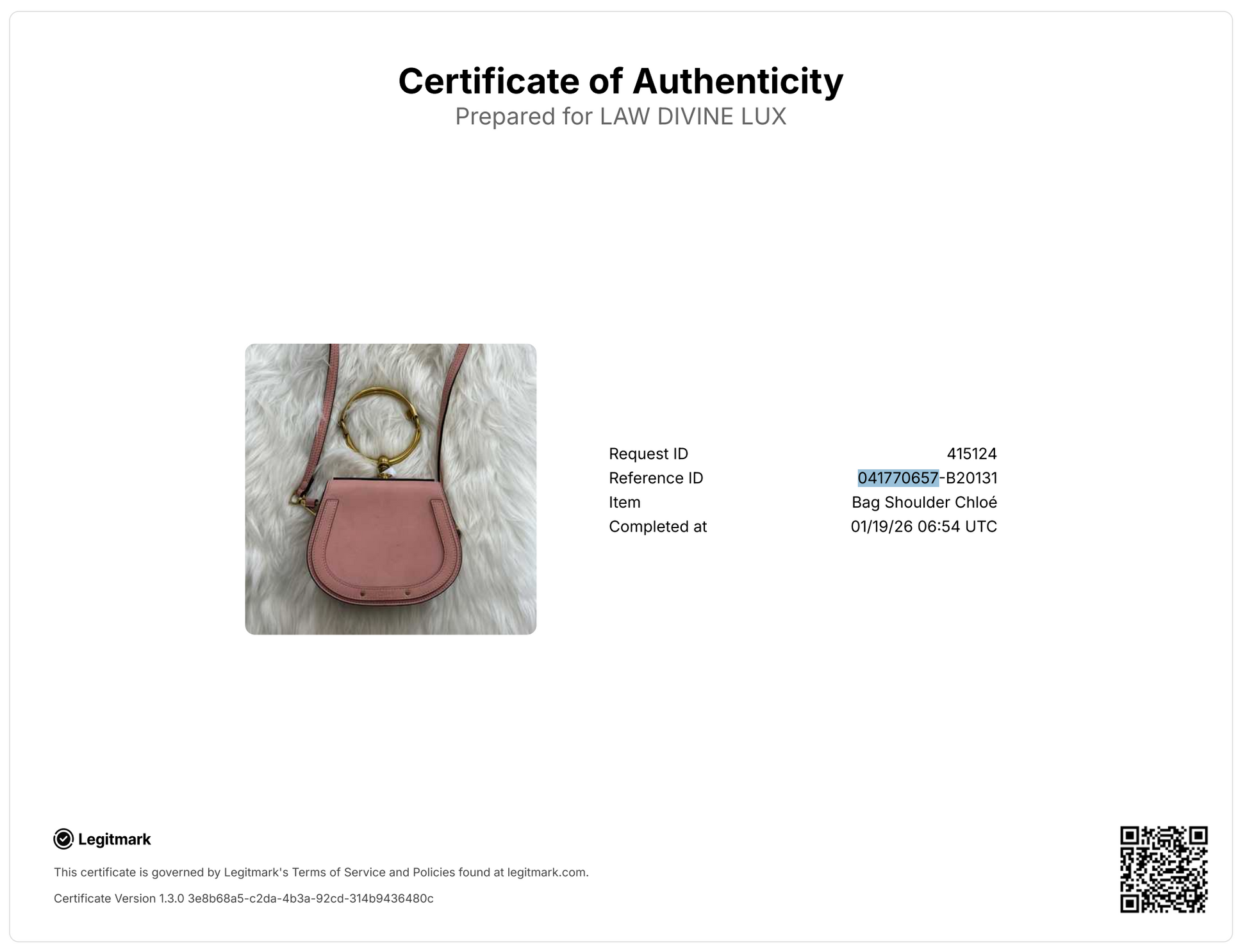 Calfskin leather & Suede Nile Bracelet BagInBlush Pink B20131