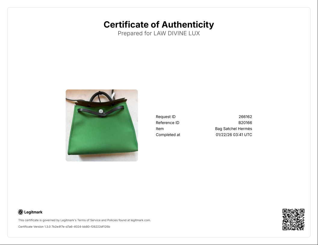 Herbag Zip Leather and Toile 31 B20166