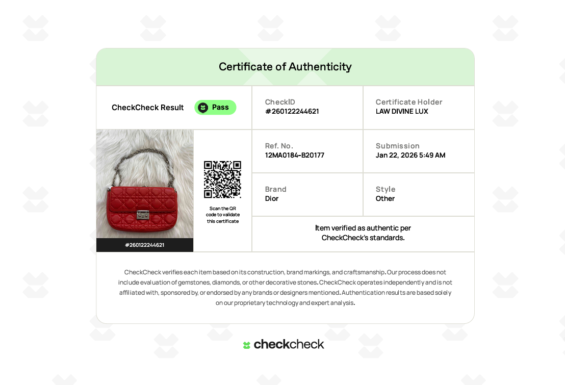 Miss Dior Promenade Bag Cannage Quilt Lambskin B20177