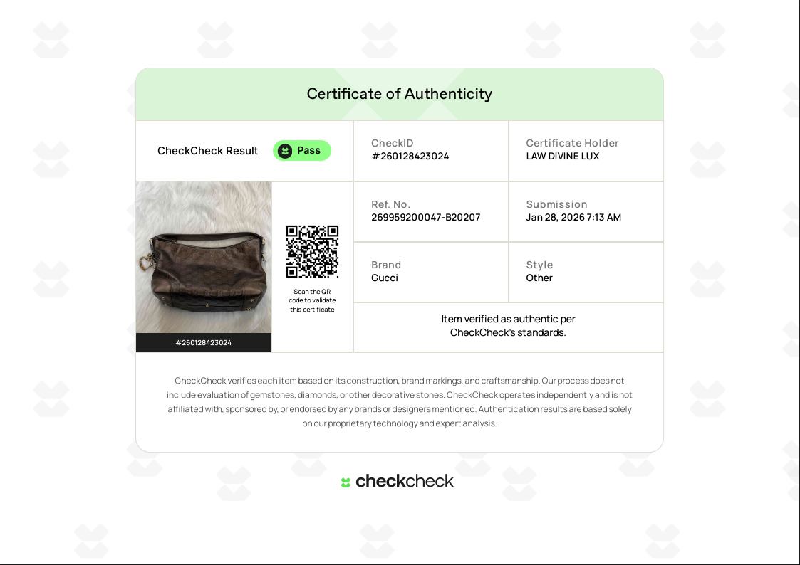 Bronze Guccissima Leather Heart Bit Hobo B20207