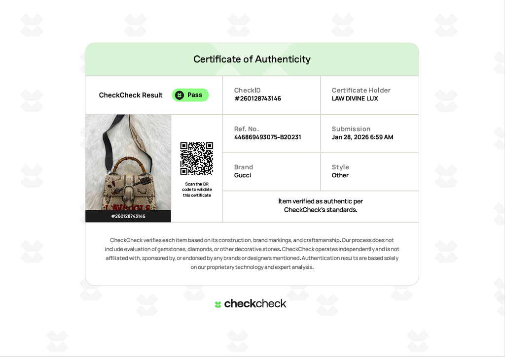 Dionysus Bamboo Top Handle Bag Embroidered Python Medium  Twins B20231