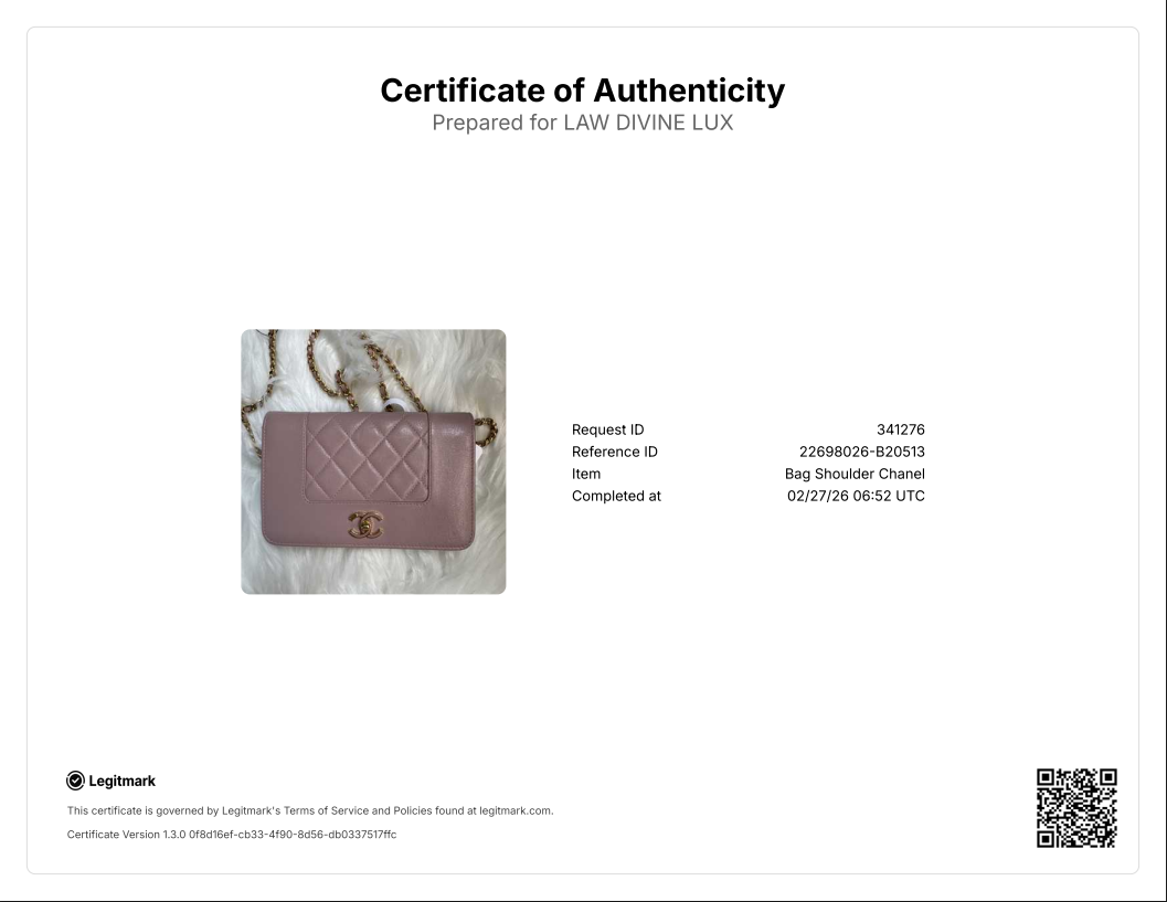 Mademoiselle Vintage Wallet on Chain Quilted Sheepskin B20513