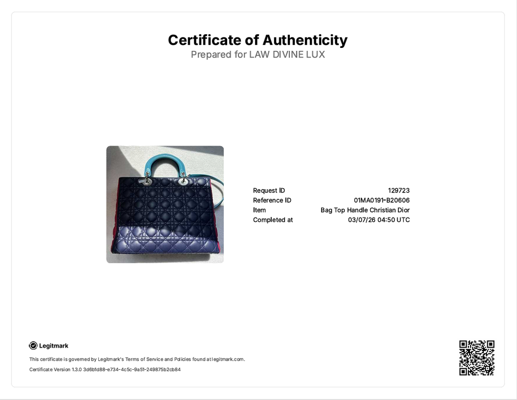 Lady Dior Bag Cannage Quilt Lambskin Large B20606