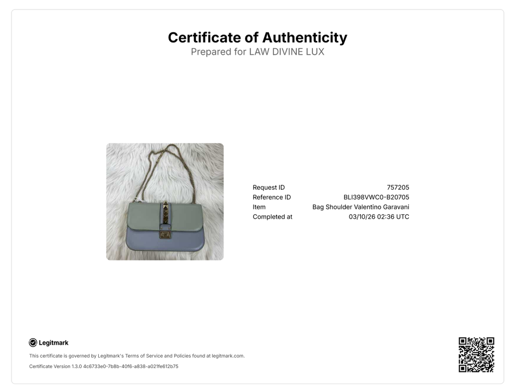 Multicolor Leather Rockstud Glam Lock Small Flap Bag B20705
