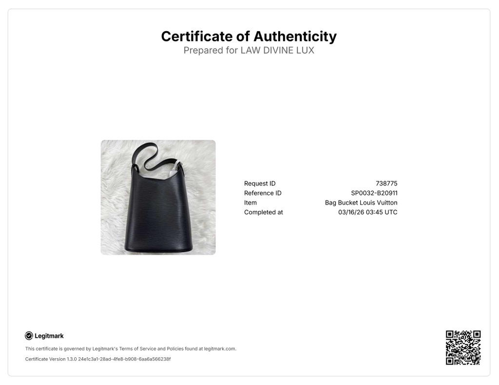 Louis Vuitton Epi Verseau Black B20911