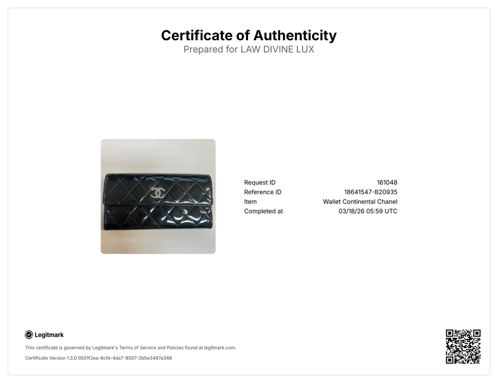 Chanel CC Brilliant Flap Wallet Quilted Patent Long B20935