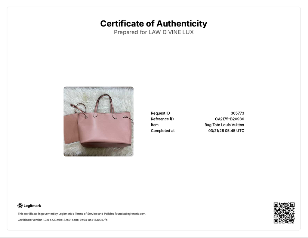 Epi Neverfull MM Rose Clair B20936
