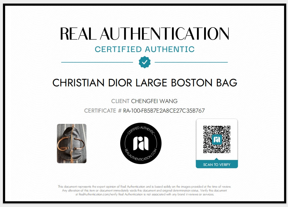 Honeycomb Vintage Canvas Boston Bag