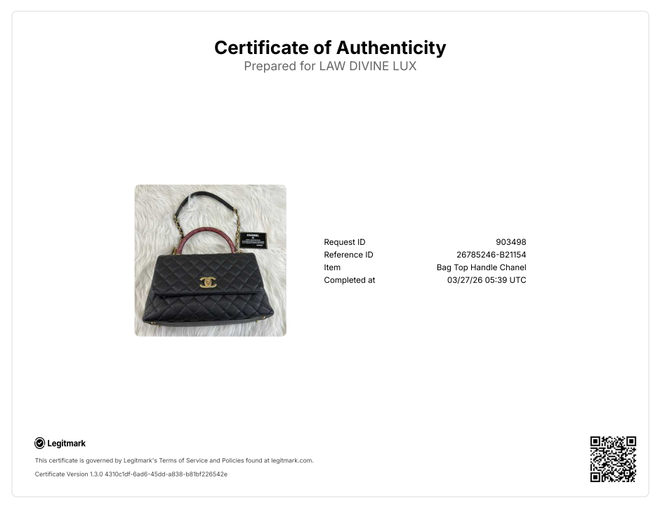 Caviar Lizard Embossed Quilted Small Coco Handle Flap Black B21154
