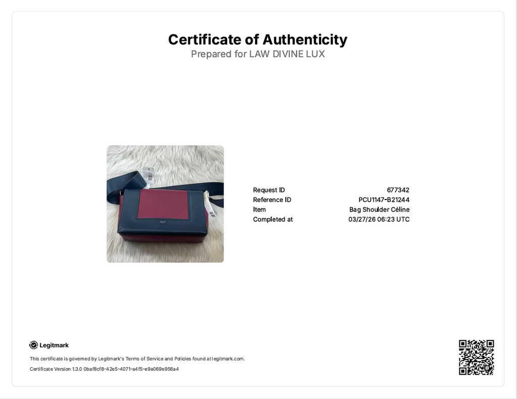 Shiny Smooth Calfskin Medium Frame Shoulder Bag Steel Blue Plum B21244