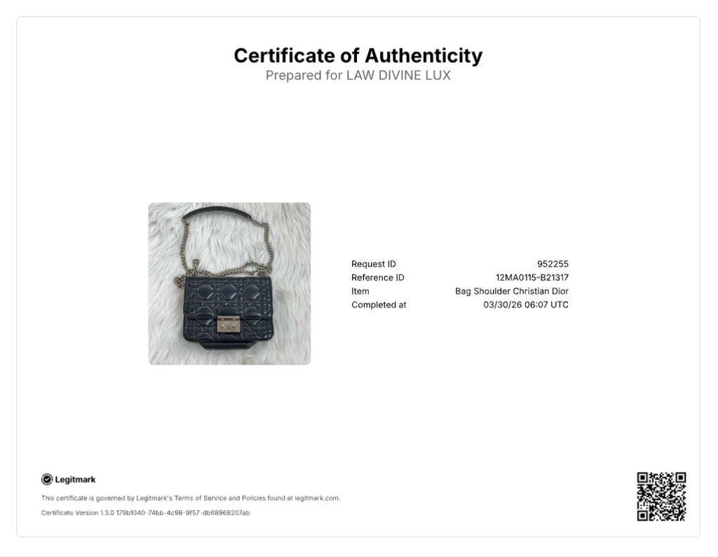 Miss Dior Long Chain Handbag Cannage Quilt Lambskin Mini B21317