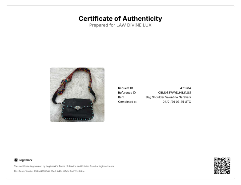 Rolling Rockstud Crossbody Bag Leather with Cabochons Medium B21381