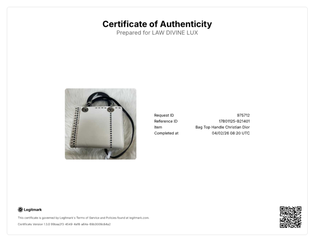 2016 Medium Lady Dior Bag B21401