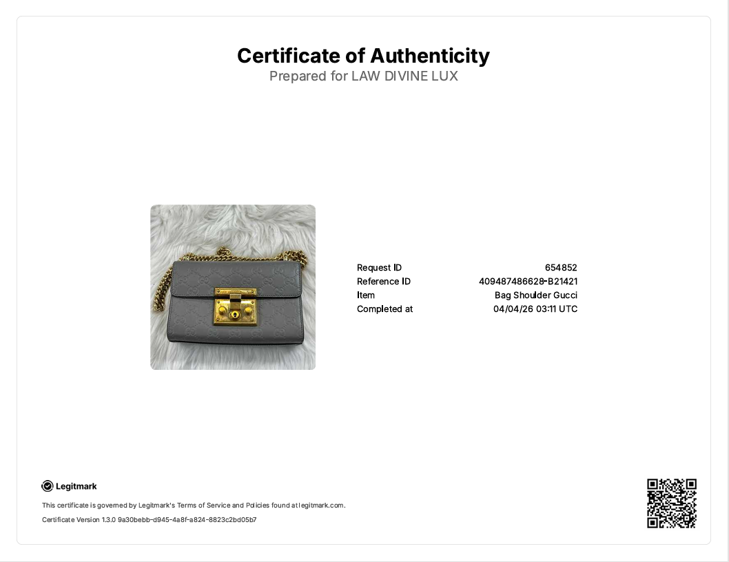 Padlock Shoulder Bag Guccissima Leather Small