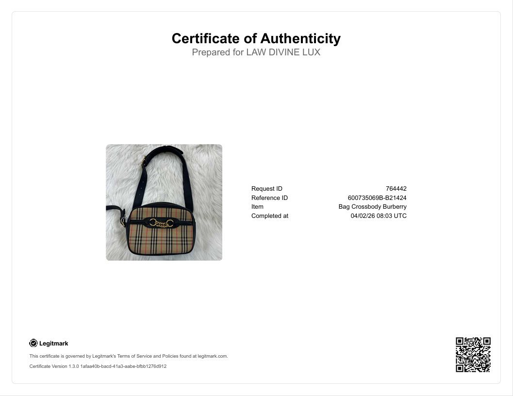 Link Bum Bag 1983 Knight Check Canvas B21424