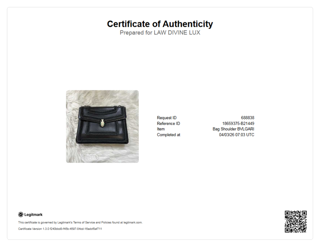 Bulgari Calfskin Plisse Serpenti Forever Crossbody Bag Black B21449
