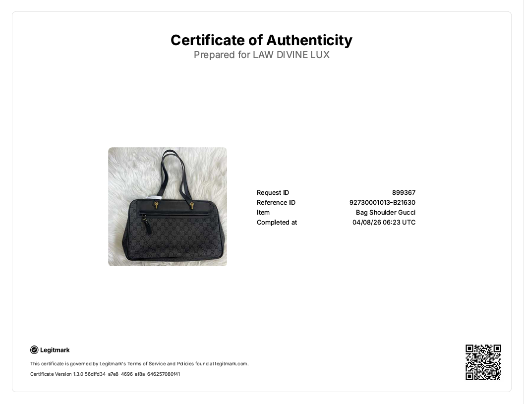 GG Denim Shoulder Bag Vintage B21630