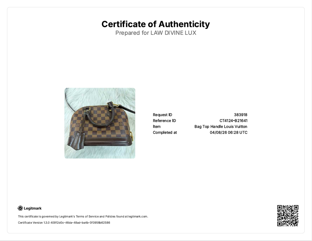Damier Ebene Alma BB B21641