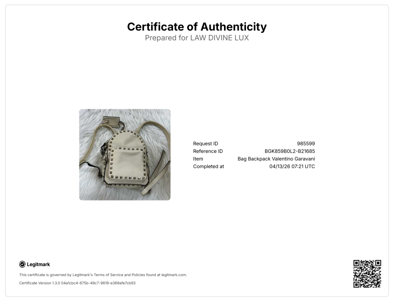 Valentino Garavani Rockstud Leather Mini Backpack twins B21685