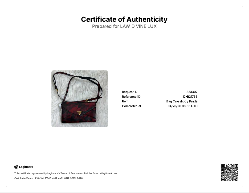Envelope Wallet on Strap Saffiano Leather B21765