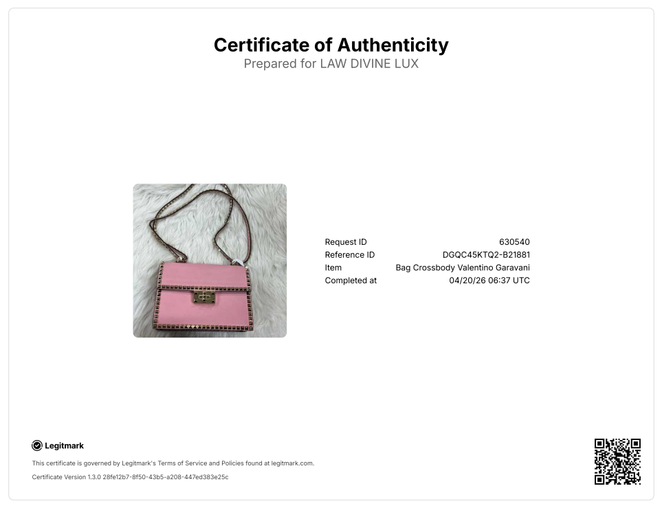 Pebbled Calfskin Rockstud Flip Lock Chain Crossbody Bag Twins B21881