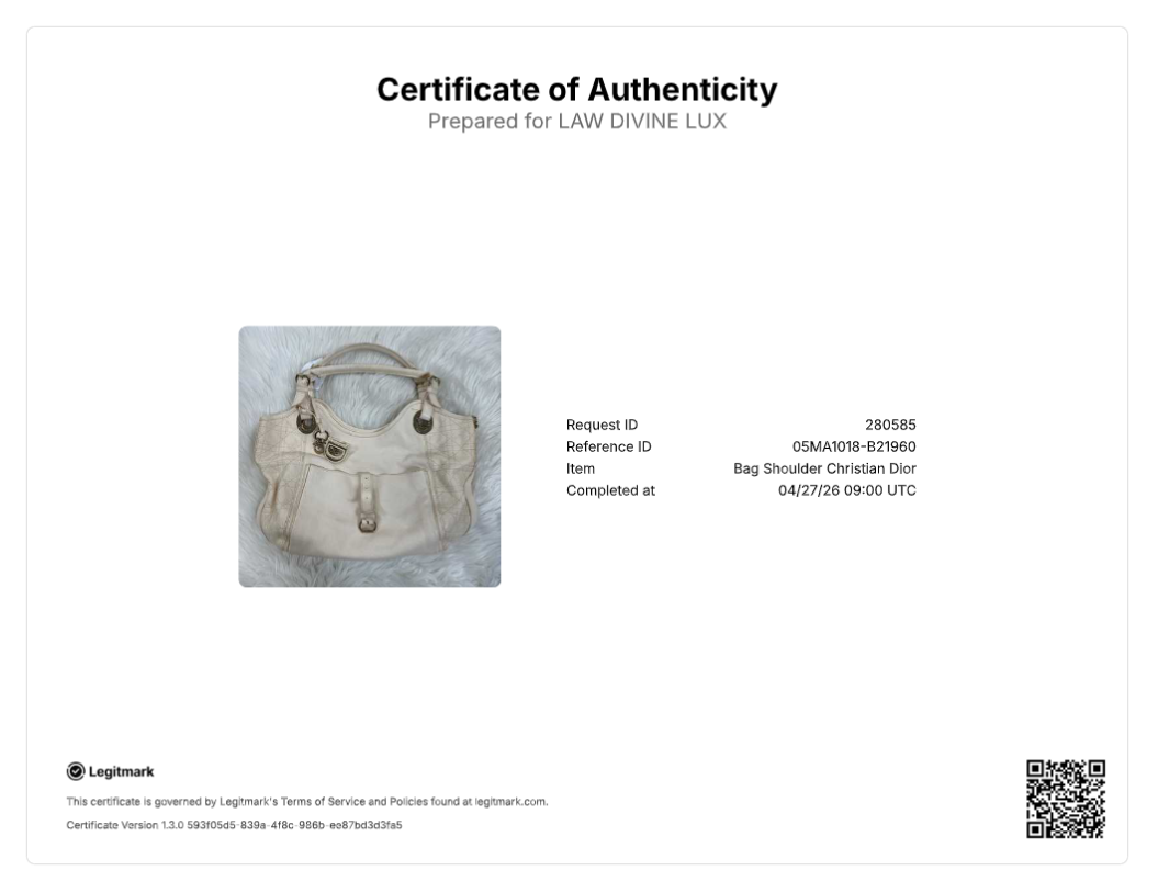 Christian Dior White Deerskin Leather Cannage Bee Tote Bag B21960