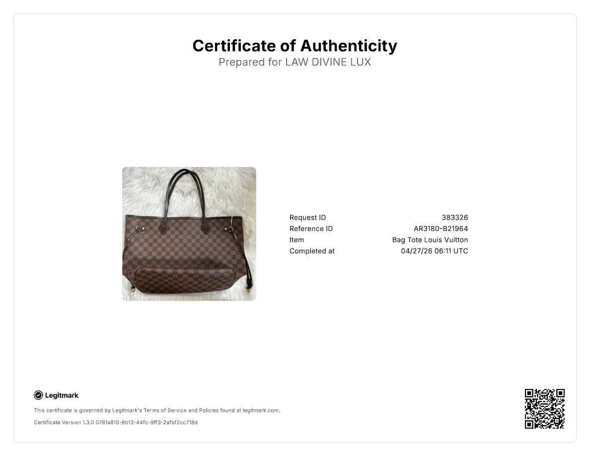 Louis Vuitton Damier Ebene Neverfull MM B21964