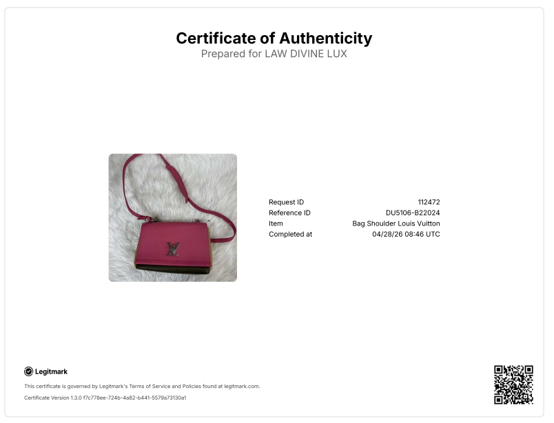Louis Vuitton Lockme II Handbag Leather BB twins B22024