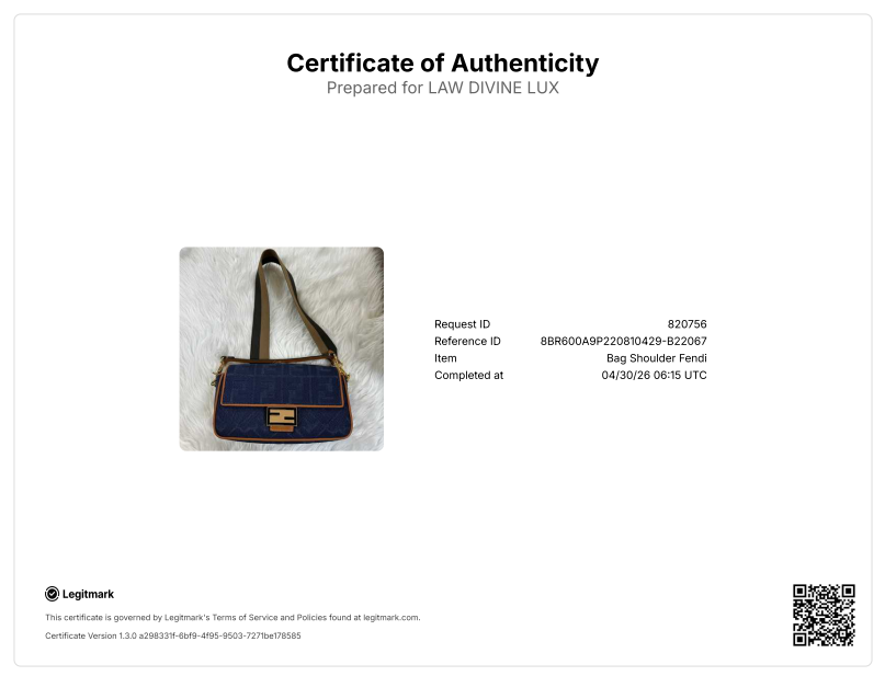 Fendi Baguette NM Bag Zucca Embroidered Canvas Medium twins B22067