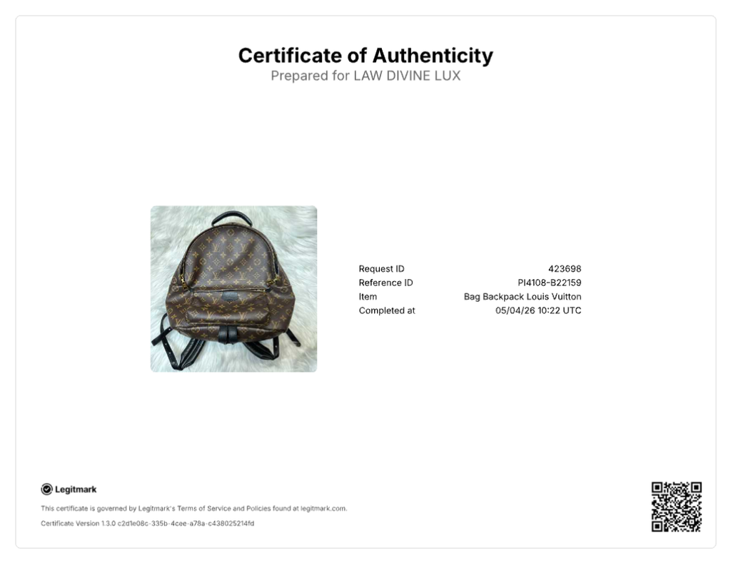 Palm Springs Backpack Monogram Canvas MM B22159
