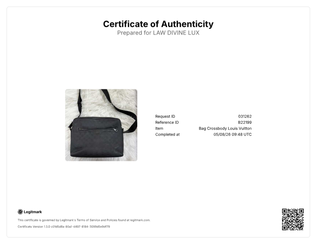 Louis Vuitton Damier Infini Calypso MM Messenger Bag B22199