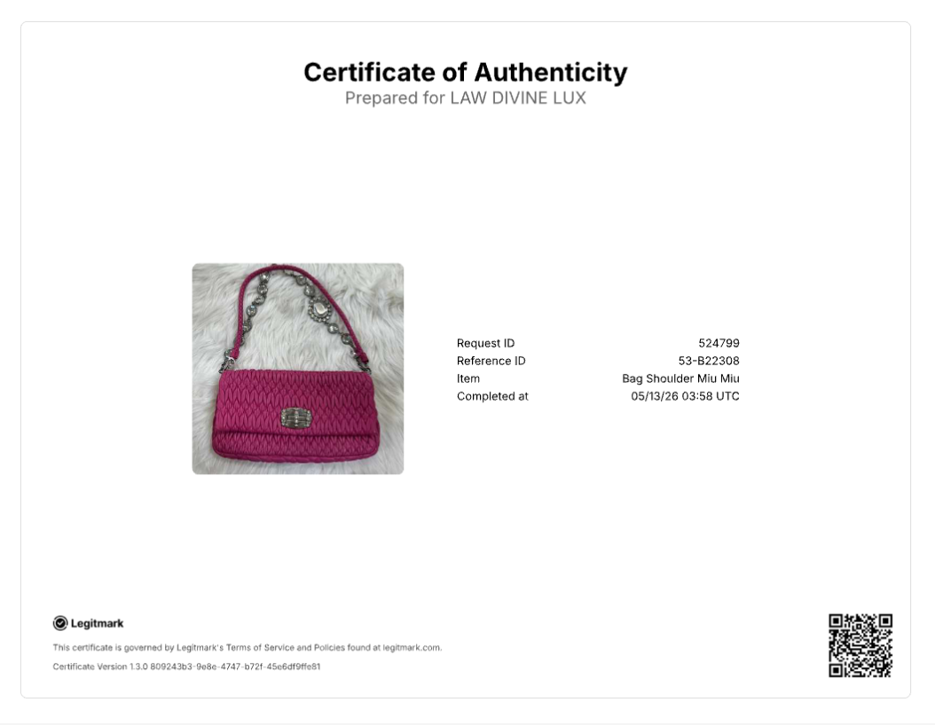 Miu Miu Cloqué Nappa Leather Bag B22308