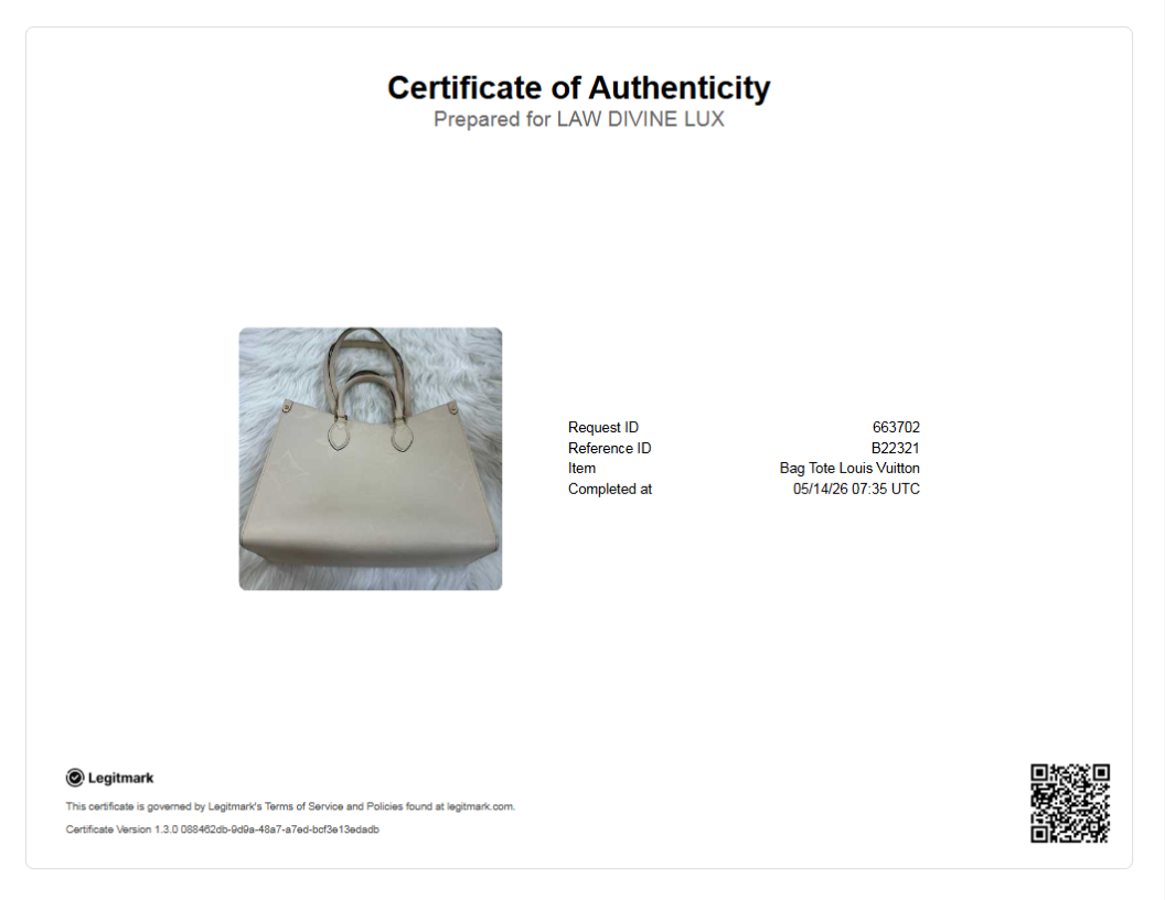 Louis Vuitton OnTheGo MM bag B22321