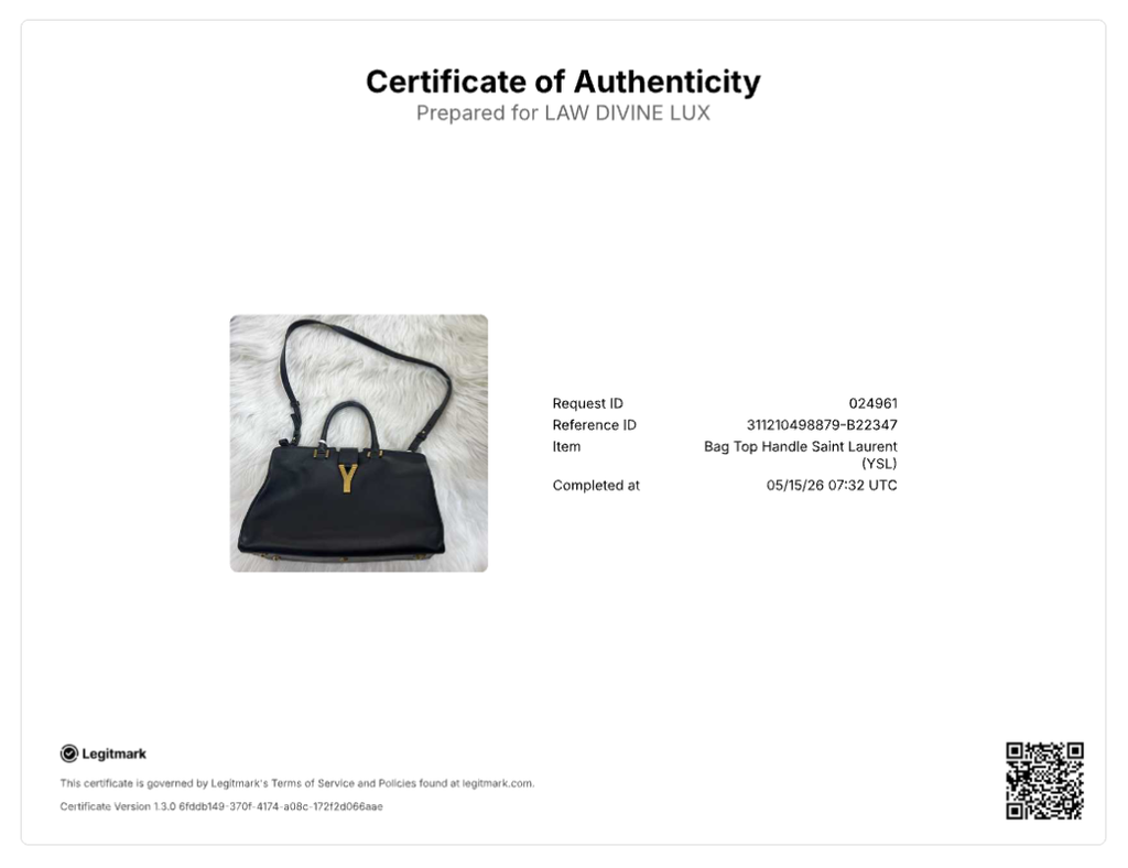 Saint Laurent Small Classic Y Cabas Bag B22347